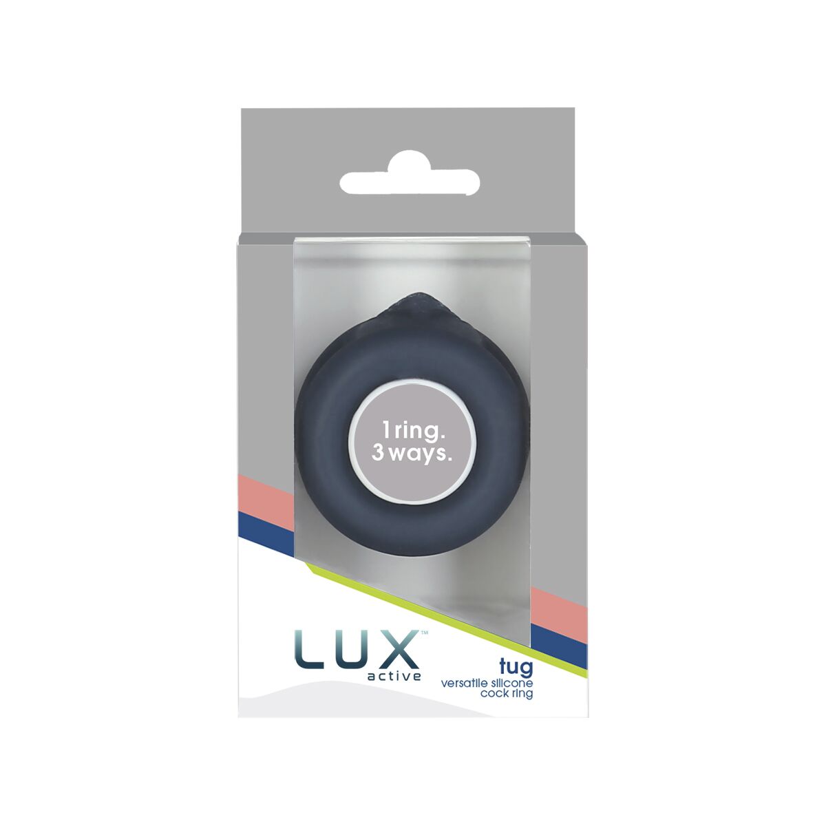 Thumb image for product index 8: Двойное эрекционное кольцо LUX Active – Tug – Versatile Silicone Cock Ring