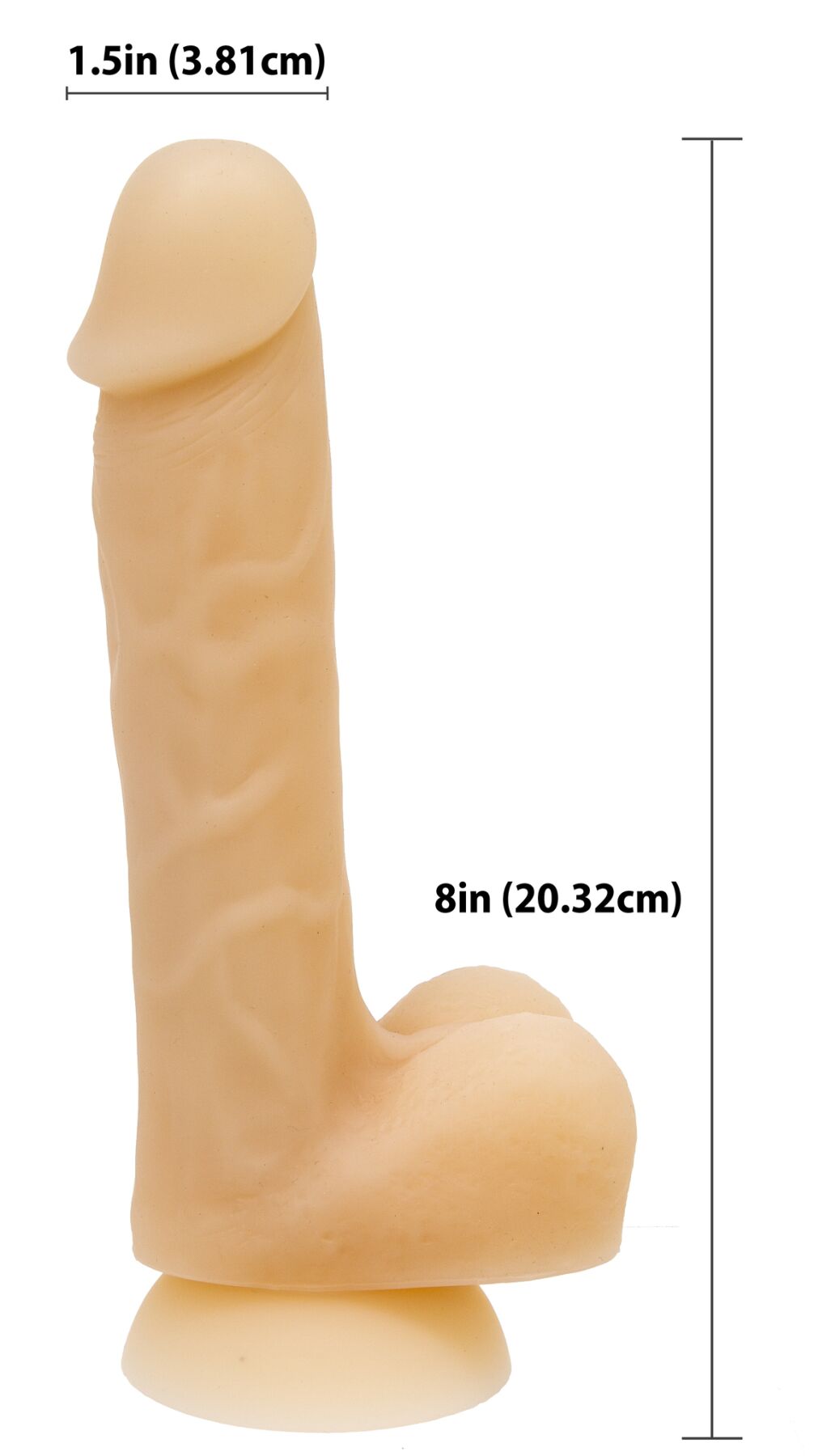 Thumb image for product index 2: Фаллоимитатор с памятью формы, на присоске ADDICTION — DAVID Silicone Dong + вибропуля в подарок