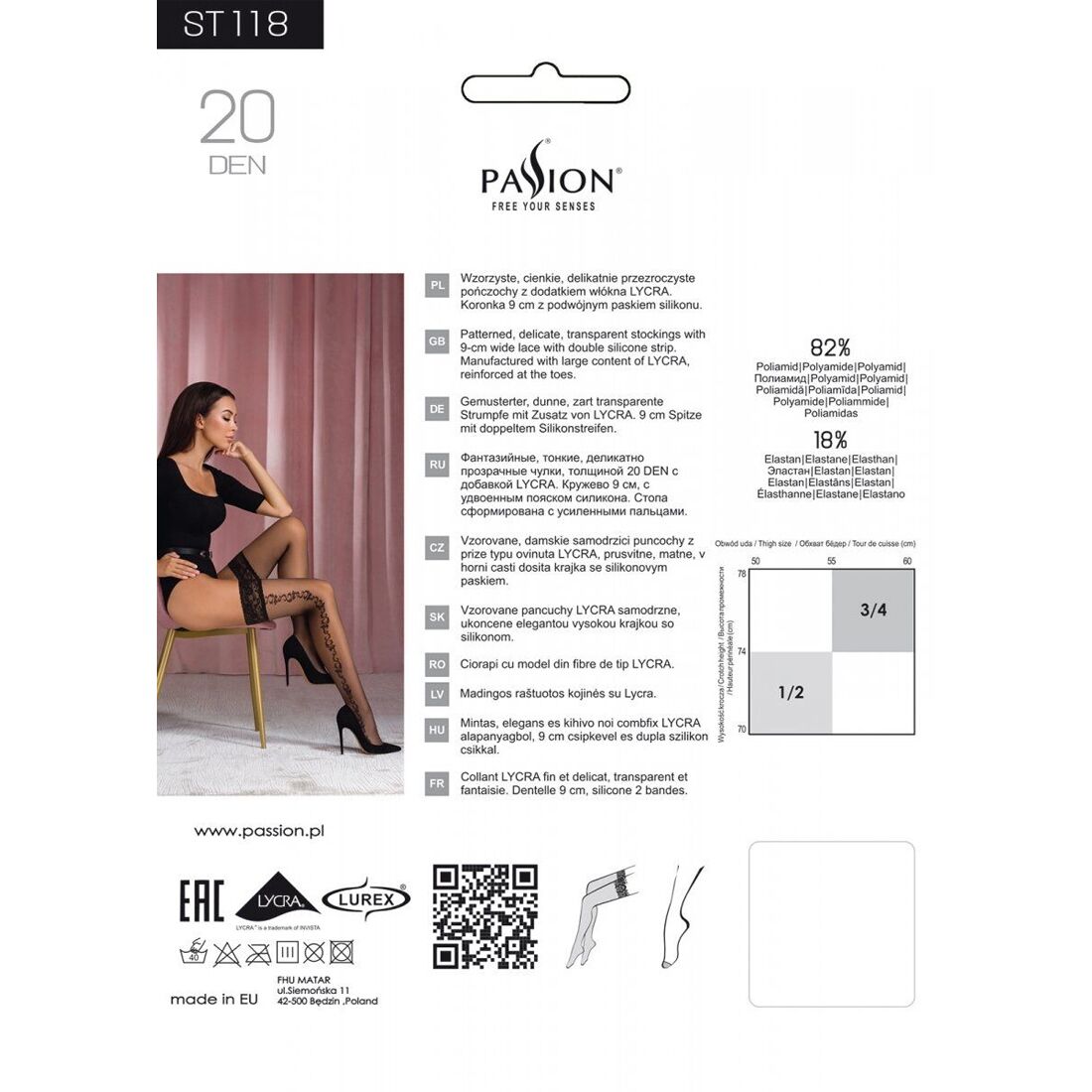 Thumb image for product index 8: Панчохи Passion ST118