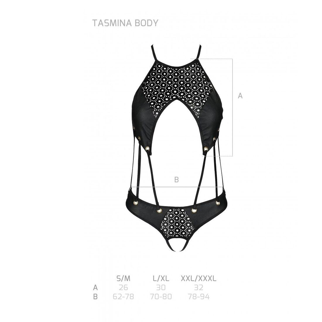 Thumb image for product index 5: Распродажа!!! Боди из эко-кожи с ремешками и перфорацией Tamaris Body — Passion