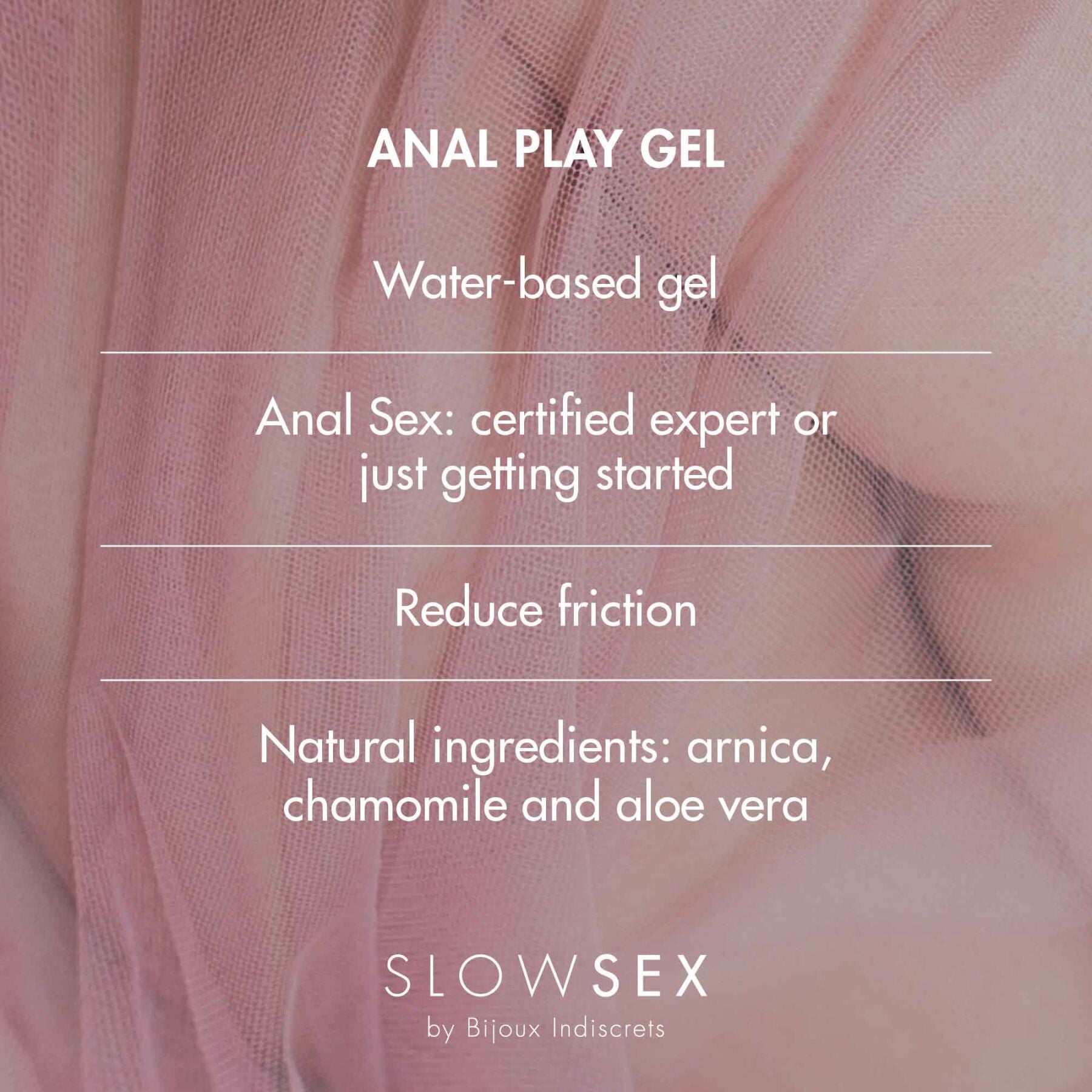 Thumb image for product index 4: Анальный гель-смазка Bijoux Indiscrets Slow Sex Anal play gel