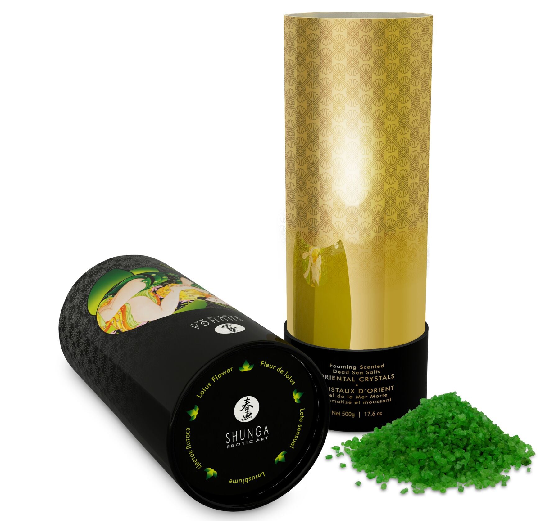 Thumb image for product index 3: Сіль для ванни Shunga Oriental Crystals Bath Salts ORGANIC – Lotus Flower