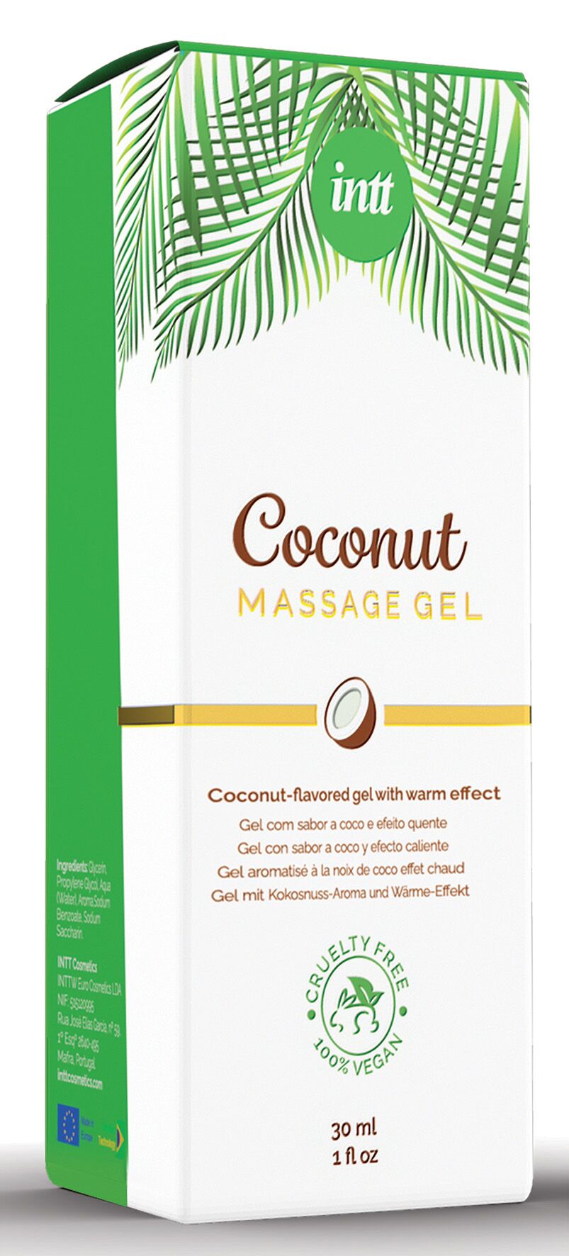 Thumb image for product index 3: Массажный гель для интимных зон Intt Coconut Vegan 