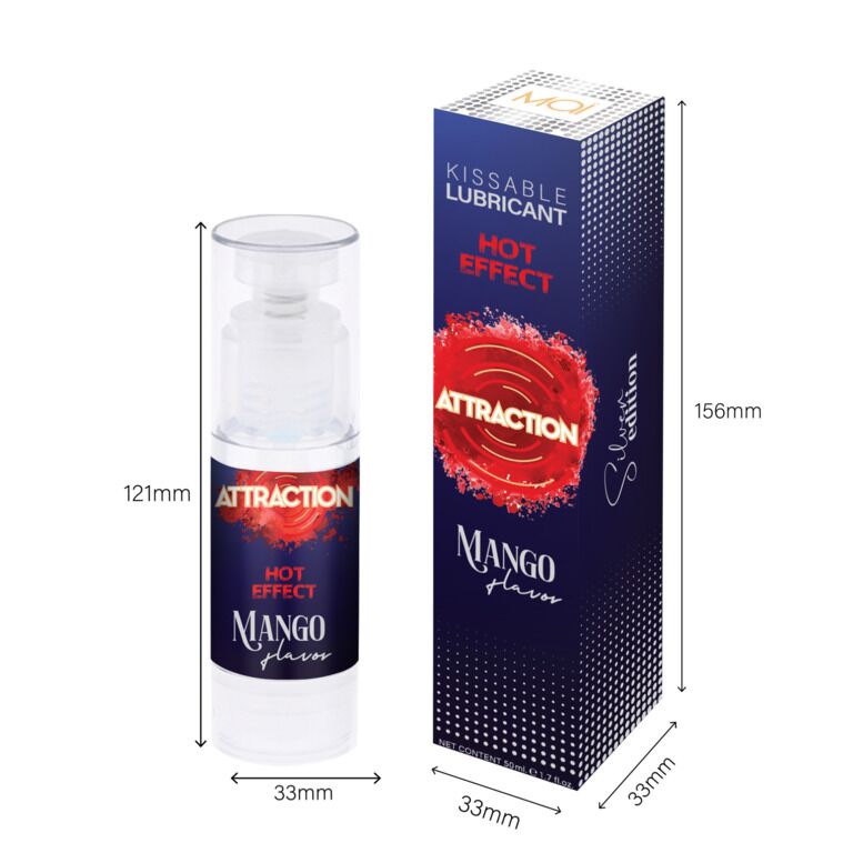 Thumb image for product index 4: Змазка для орального сексу з зігрівальним ефектом MAI Attraction Heat Mango