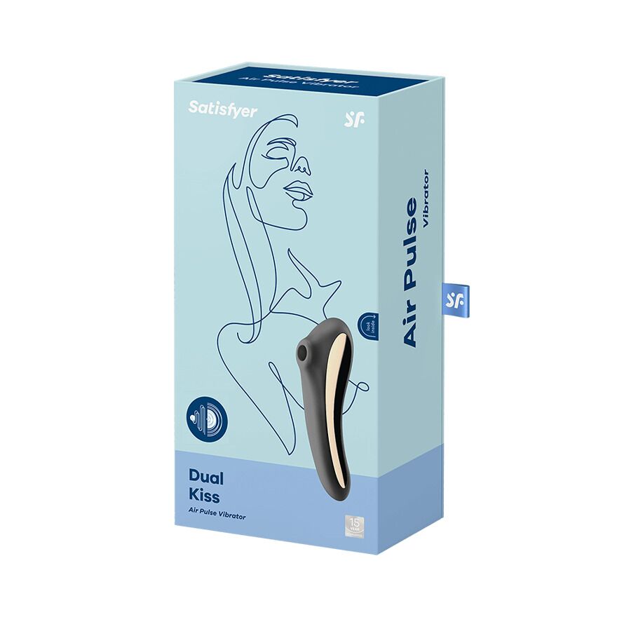 Thumb image for product index 5: Вакуумний стимулятор з вібрацією Satisfyer Dual Kiss