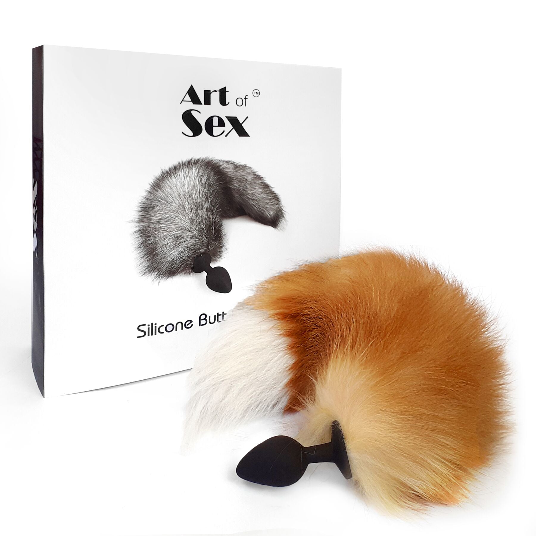 Thumb image for product index 11: Силіконова анальна пробка Art of Sex Fox з хвостом із натурального хутра