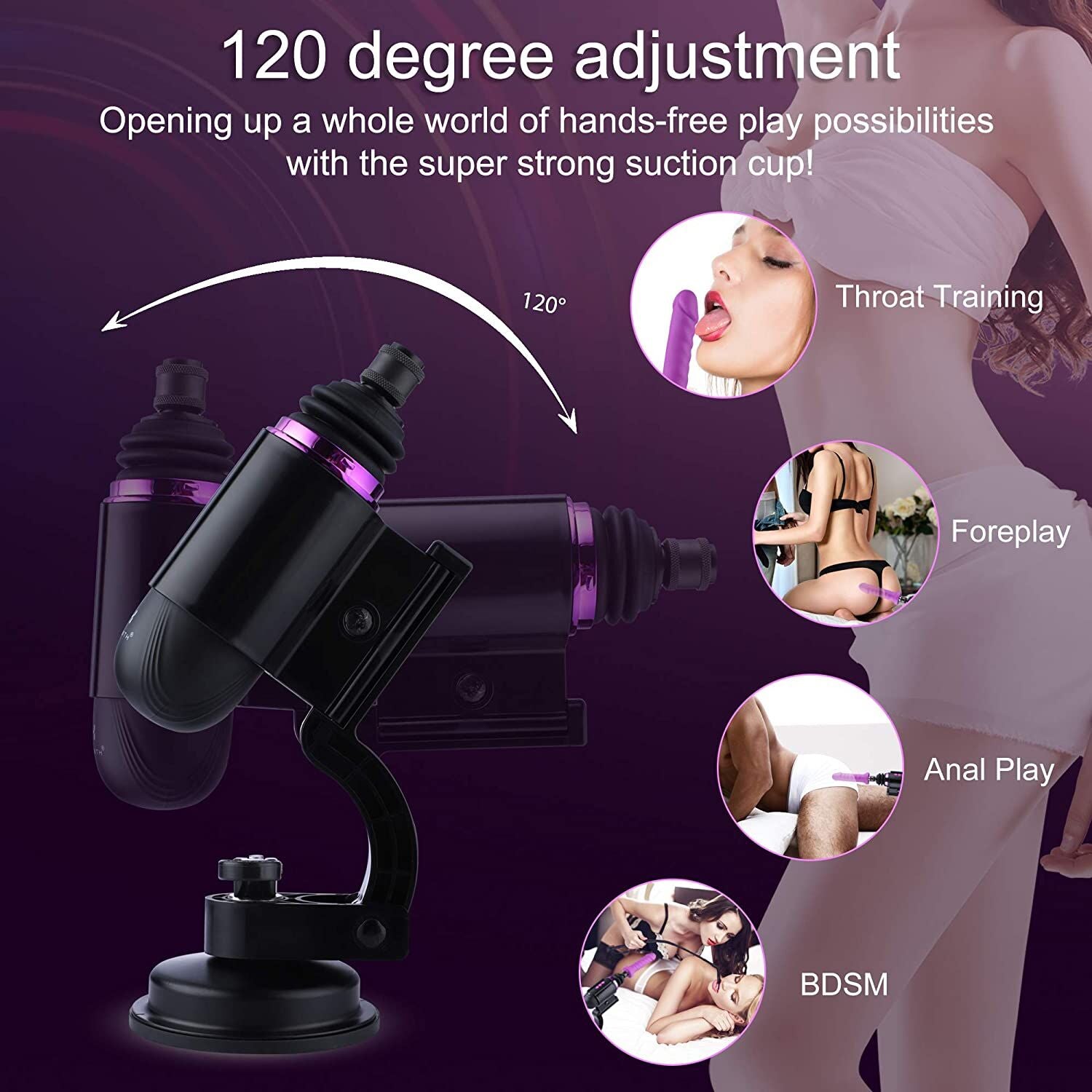 Thumb image for product index 4: Міні секс-машина Hismith Mini Capsule Sex-Machine with Strong Suction Cup