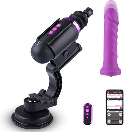 Main image for product index 1: Міні секс-машина Hismith Mini Capsule Sex-Machine with Strong Suction Cup