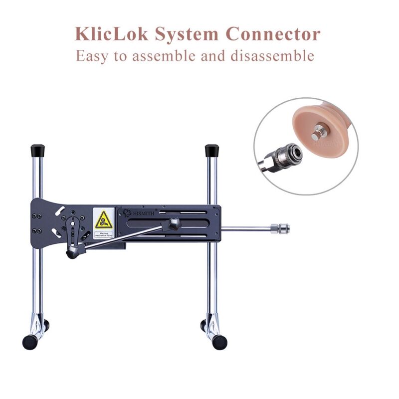 Thumb image for product index 3: Реалистичный фаллоимитатор для секс-машин Hismith 7.5″ Flexible Silicone Dildo, система KlicLok