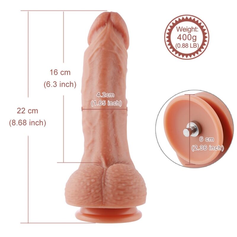 Thumb image for product index 7: Ультрареалистичный фаллоимитатор для секс-машин Hismith Dildo