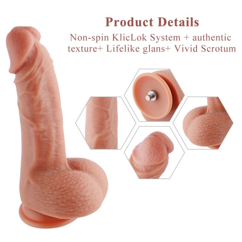 Thumb image for product index 2: Ультрареалистичный фаллоимитатор для секс-машин Hismith Dildo