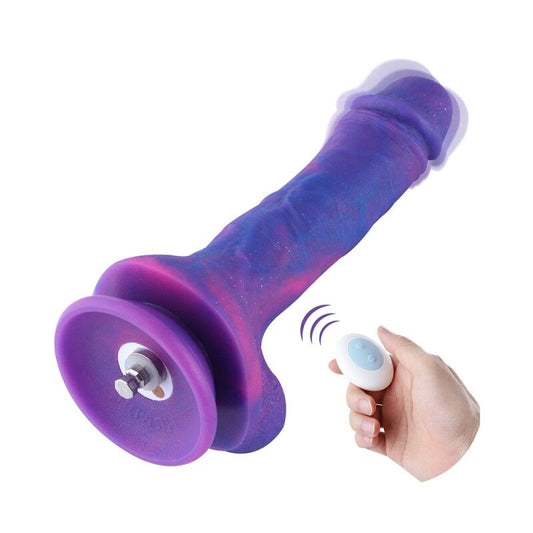 Фалоімітатор з вібрацією для секс-машин Hismith Silicone Dildo with Vibe, KlicLok