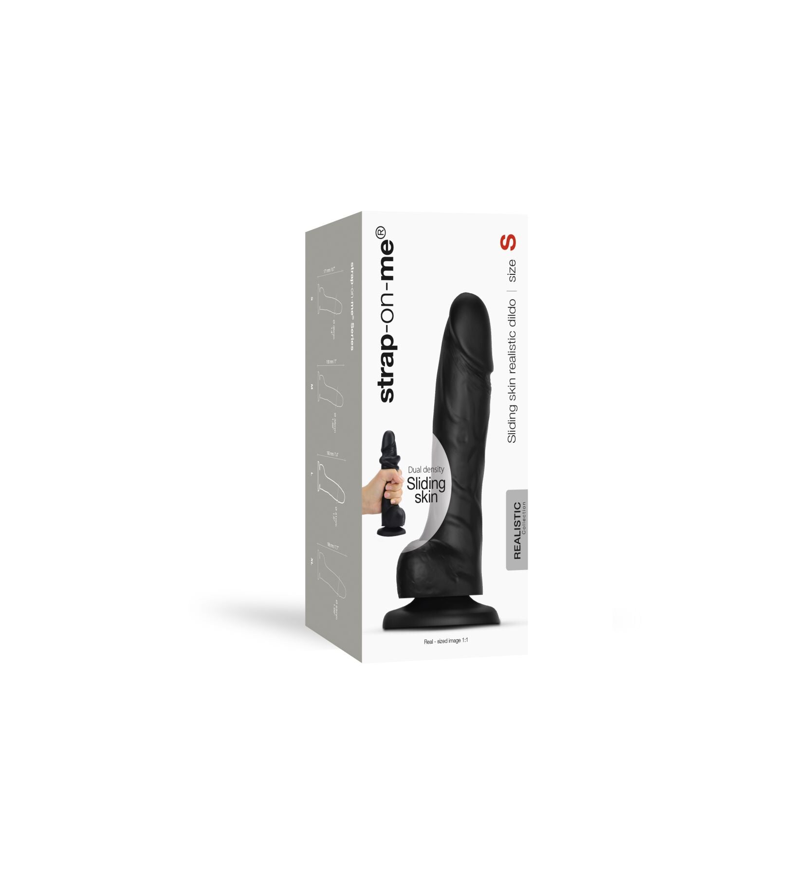 Thumb image for product index 23: Реалистичный фаллоимитатор Strap-On-Me Sliding Skin Realistic Dildo, эффект подвижной кожи