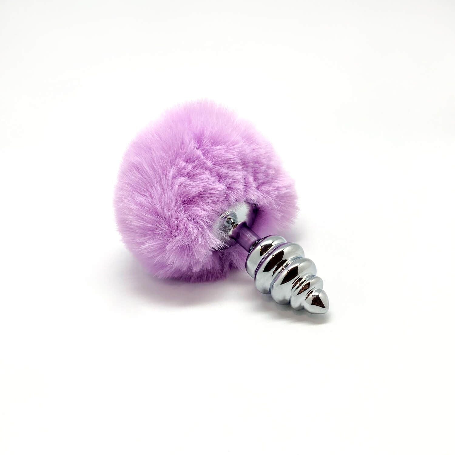 Thumb image for product index 6: Металлическая анальная пробка Кроличий хвостик Alive Fluffy Twist Plug