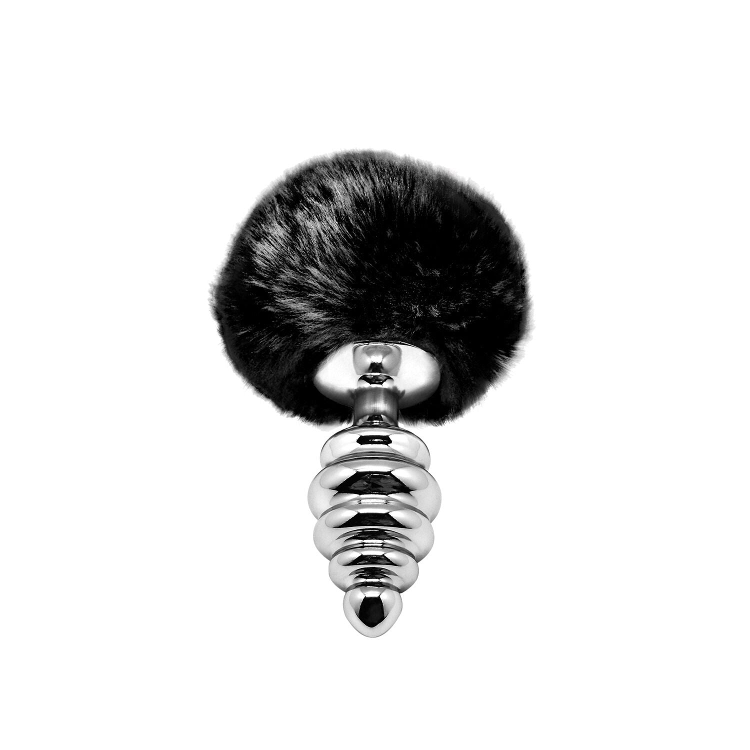 Thumb image for product index 7: Металлическая анальная пробка Кроличий хвостик Alive Fluffy Twist Plug