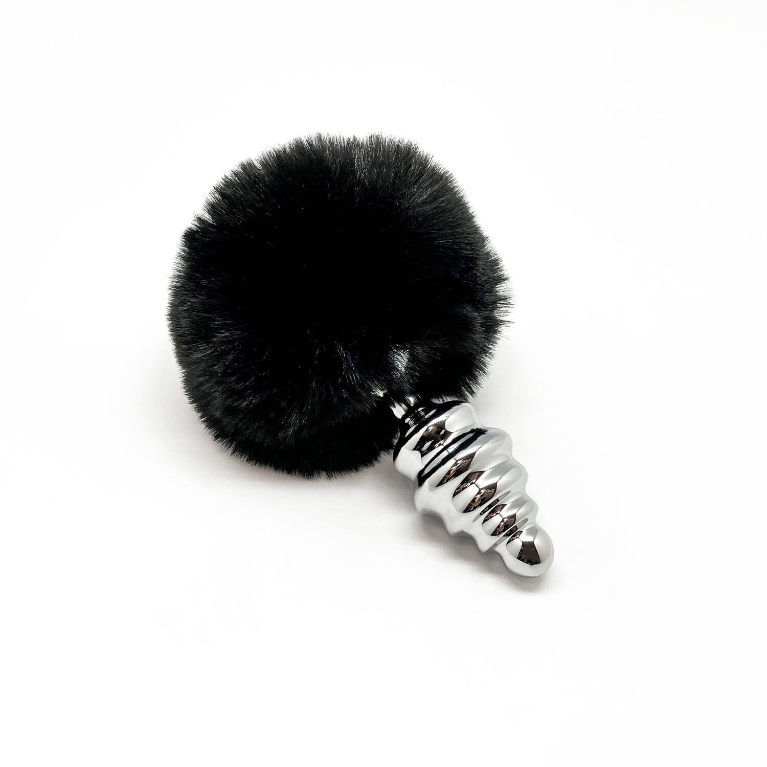 Thumb image for product index 8: Металлическая анальная пробка Кроличий хвостик Alive Fluffy Twist Plug