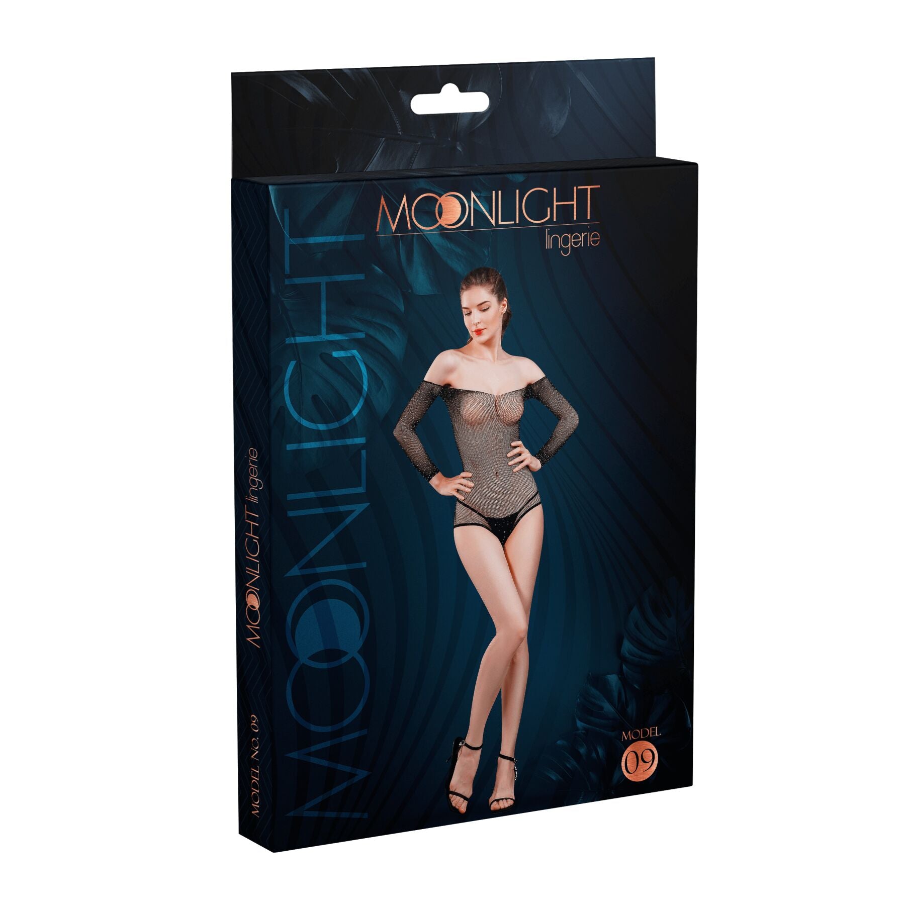 Thumb image for product index 3: Сетчатое боди со стразами Moonlight Model 09 