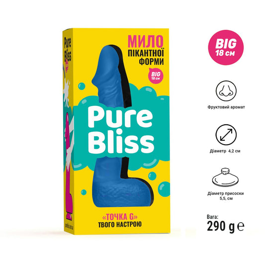 Крафтове мило-член із присоскою Pure Bliss BIG_
