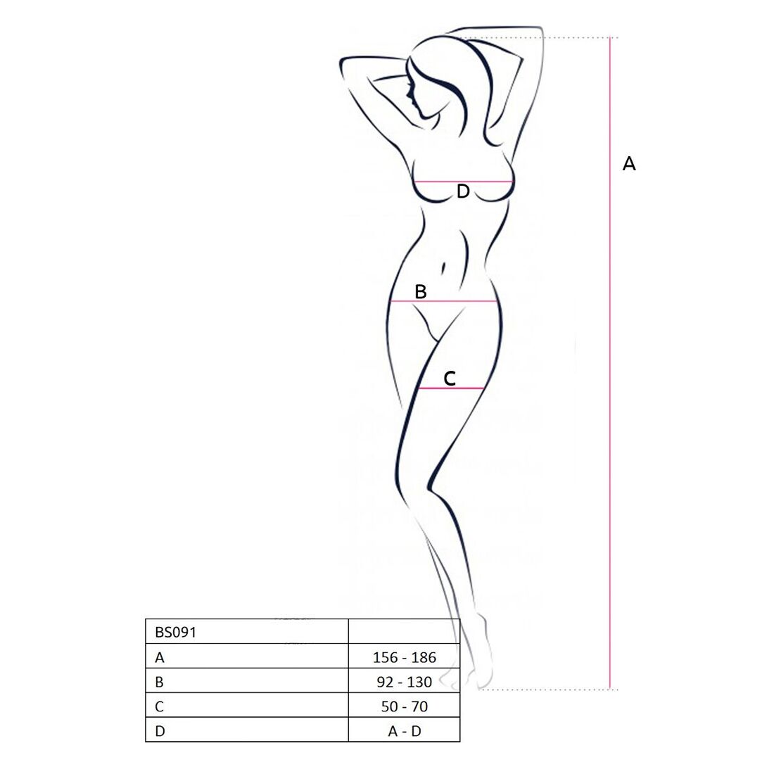 Thumb image for product index 15: Бодистокинг Passion BS091 