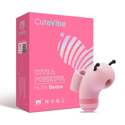 Main image for product index 5: Вакуумний стимулятор із мікрострумами CuteVibe Beebe, на палець