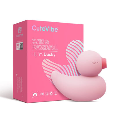 Main image for product index 9: Вакуумний вібратор-качечка CuteVibe Ducky