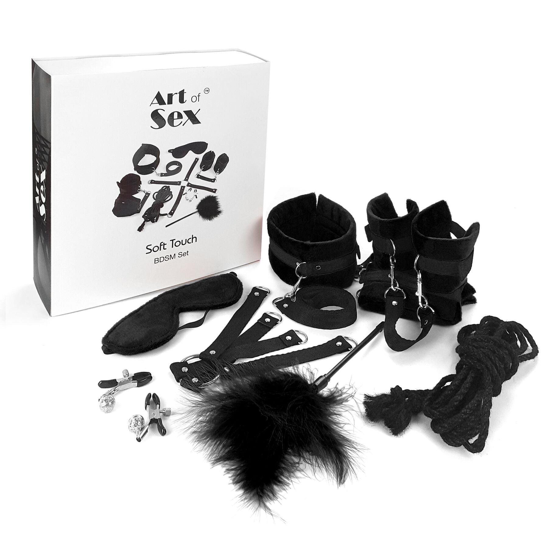 Thumb image for product index 9: BDSM-набор Art of Sex – Soft Touch BDSM Set, 9 предметов