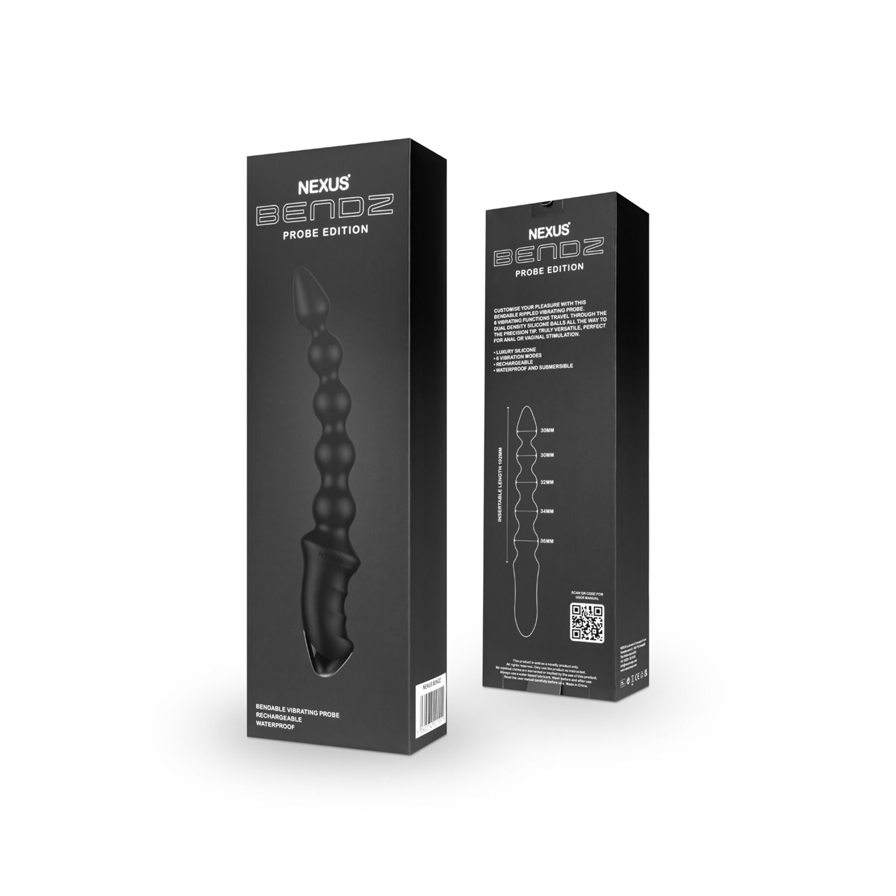 Thumb image for product index 5: Анальний вібратор-намисто Nexus BENDZ Bendable Vibrator Probe Edition