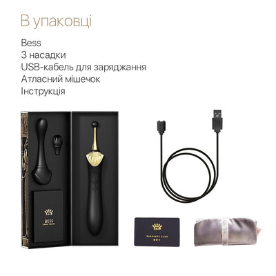 Main image for product index 16: Вагинально-клиторальный вибратор Zalo — Bess  