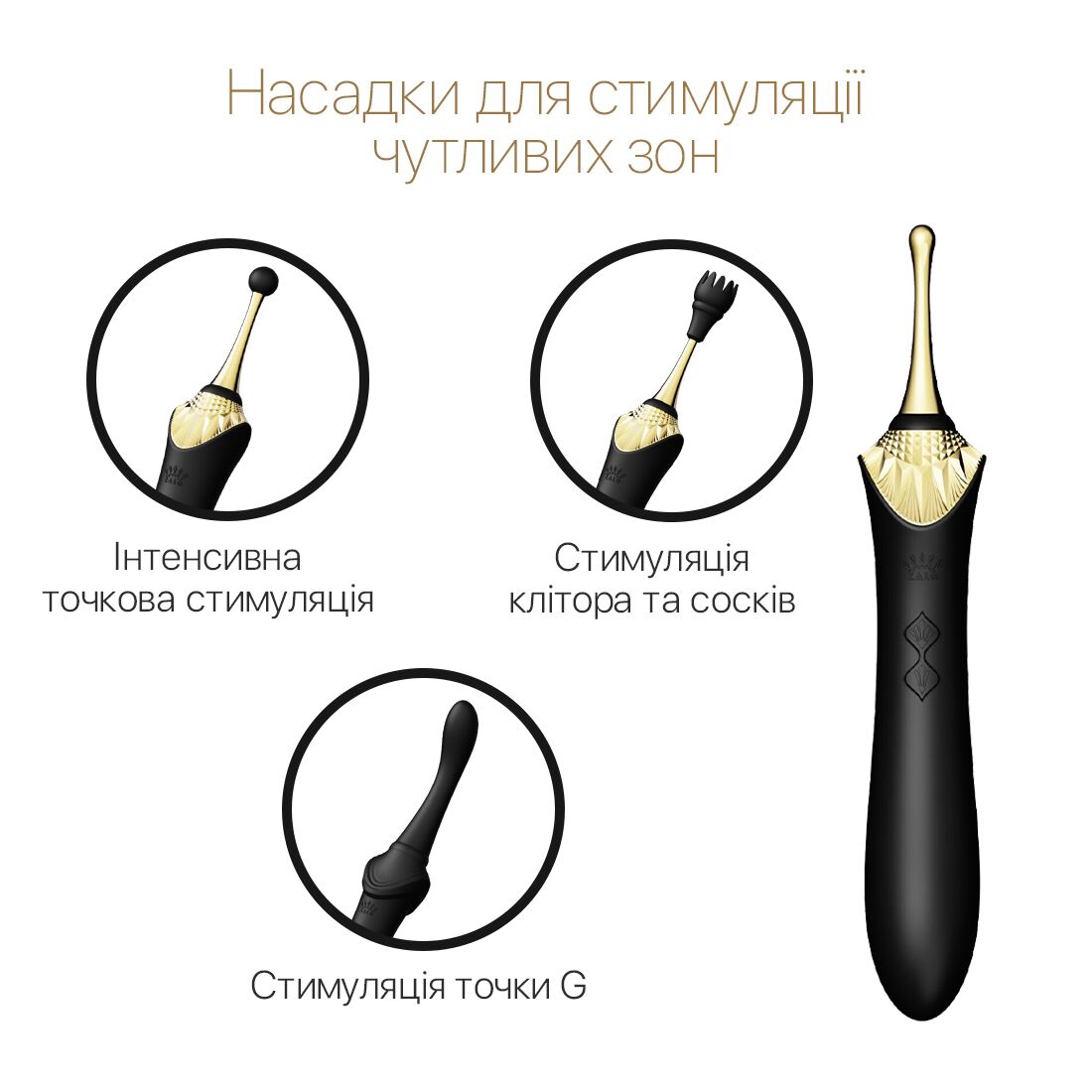 Thumb image for product index 13: Вагинально-клиторальный вибратор Zalo — Bess  