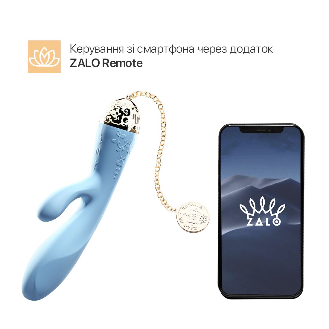 Thumb image for product index 22: Смартвібратор-кролик Zalo — Rosalie