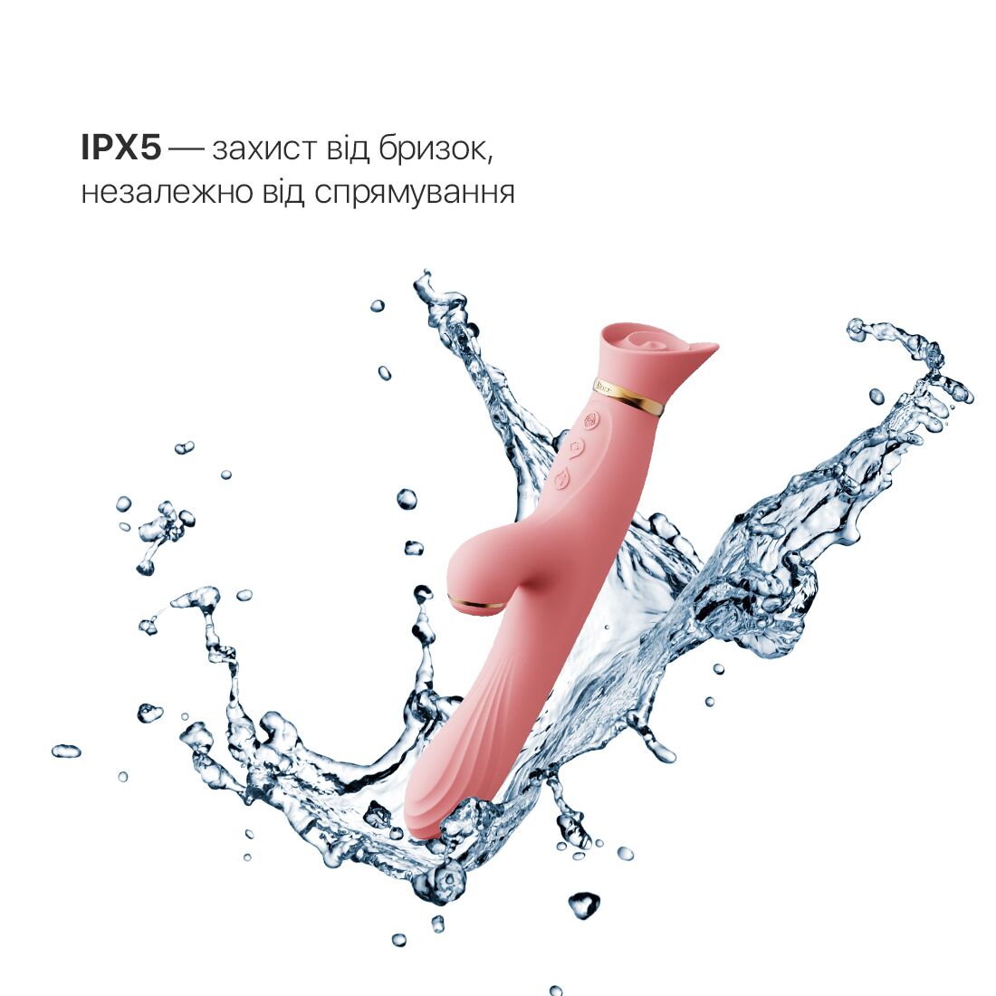 Thumb image for product index 5: Вибратор с подогревом и вакуумной стимуляцией клитора Zalo - ROSE Vibrator