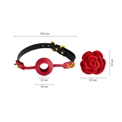 Main image for product index 2: Роскошный кляп в виде розы Zalo - Rose Ball Gag