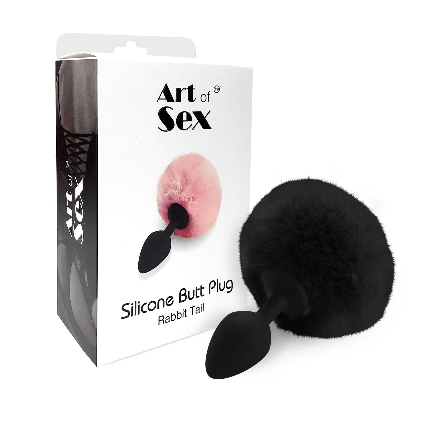 Thumb image for product index 3: Силиконовая анальная пробка Art of Sex - Silicone Bunny Tails Butt plug