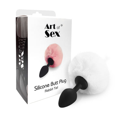 Main image for product index 15: Силиконовая анальная пробка Art of Sex - Silicone Bunny Tails Butt plug