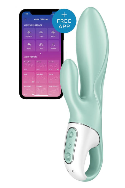 Main image for product index 1: Смарт вібратор-кролик Satisfyer Air Pump Bunny 5+, надувається