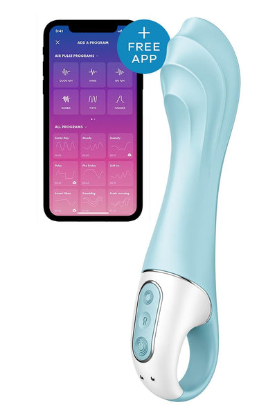 Main image for product index 1: Смарт-вібратор точки G Satisfyer Air Pump Vibrator 5+, надувається