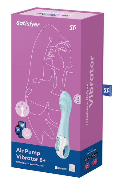 Main image for product index 8: Смарт-вібратор точки G Satisfyer Air Pump Vibrator 5+, надувається