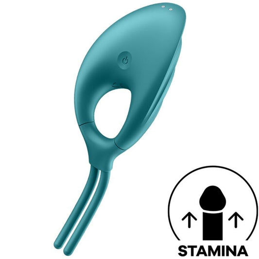 Ерекційне віброкільце-ласо Satisfyer Swordsman Green_