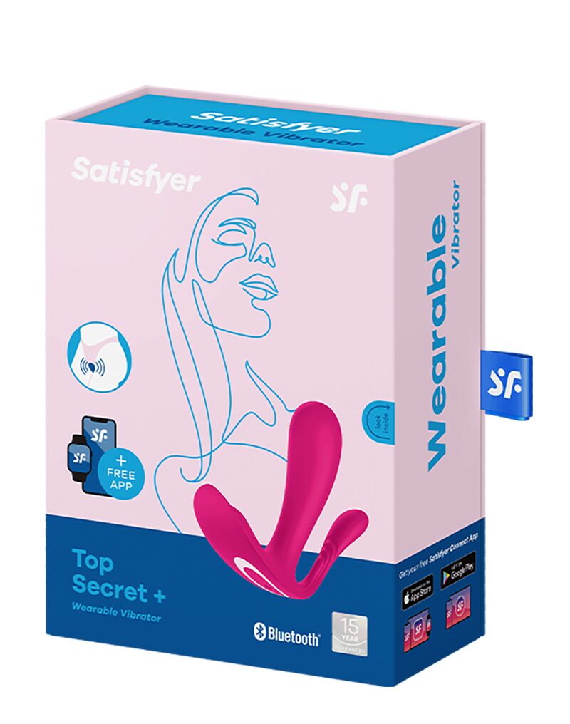 Thumb image for product index 6: Двойной смарт-вибратор в трусики Satisfyer Top Secret+ 