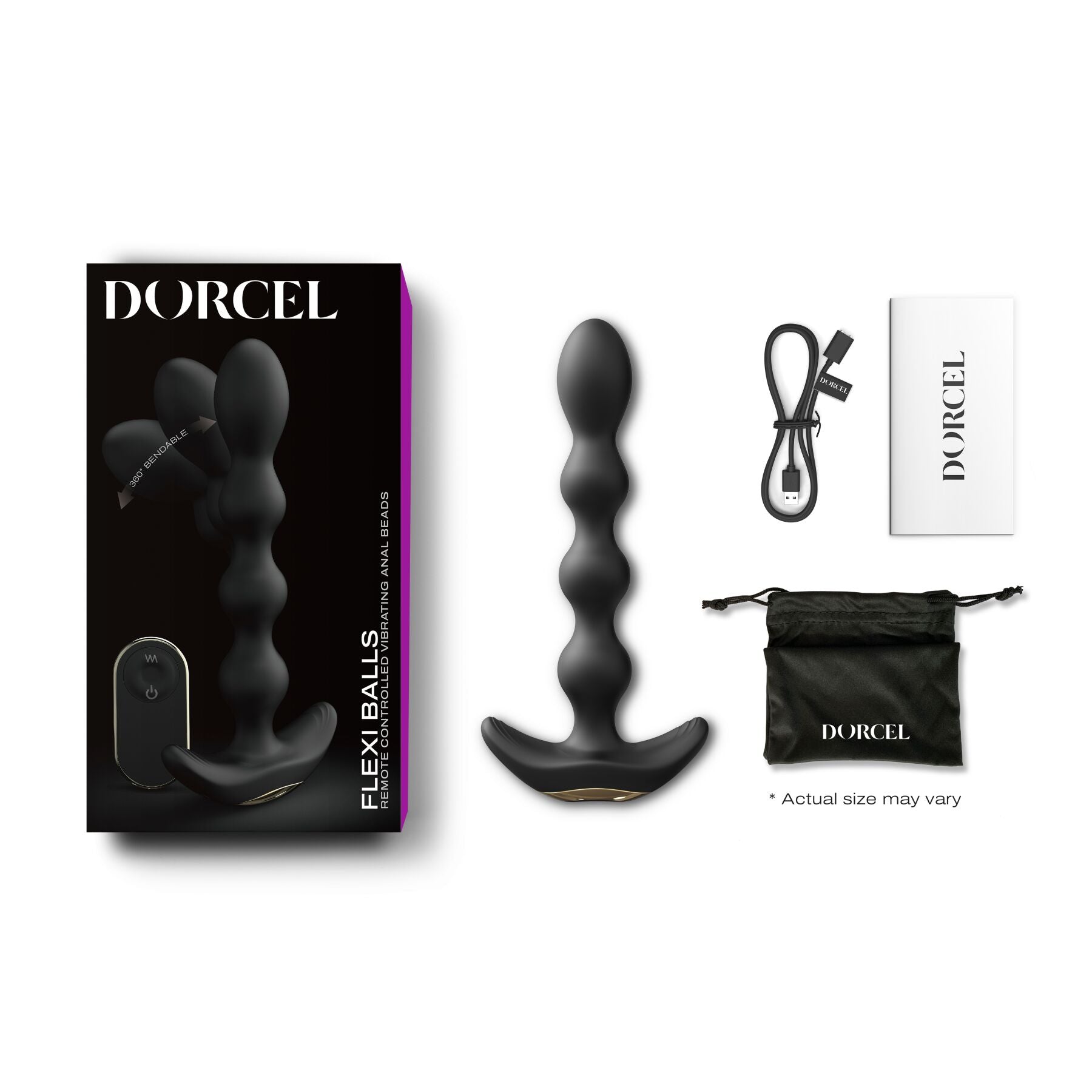 Thumb image for product index 6: Анальний вібратор-намисто Dorcel FLEXI BALLS