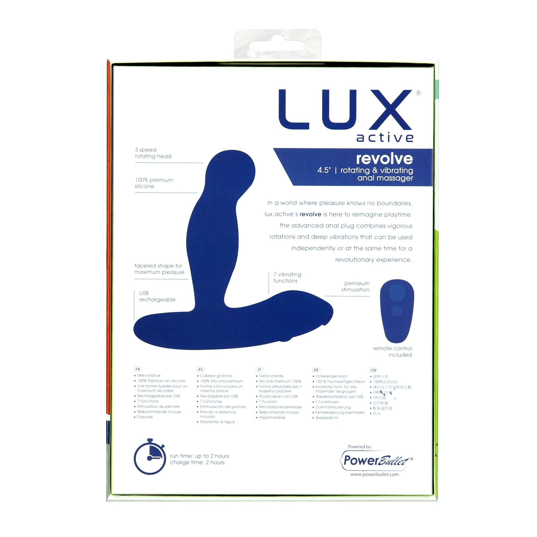 Thumb image for product index 7: Массажер простаты с ротацией Lux Active Revolve