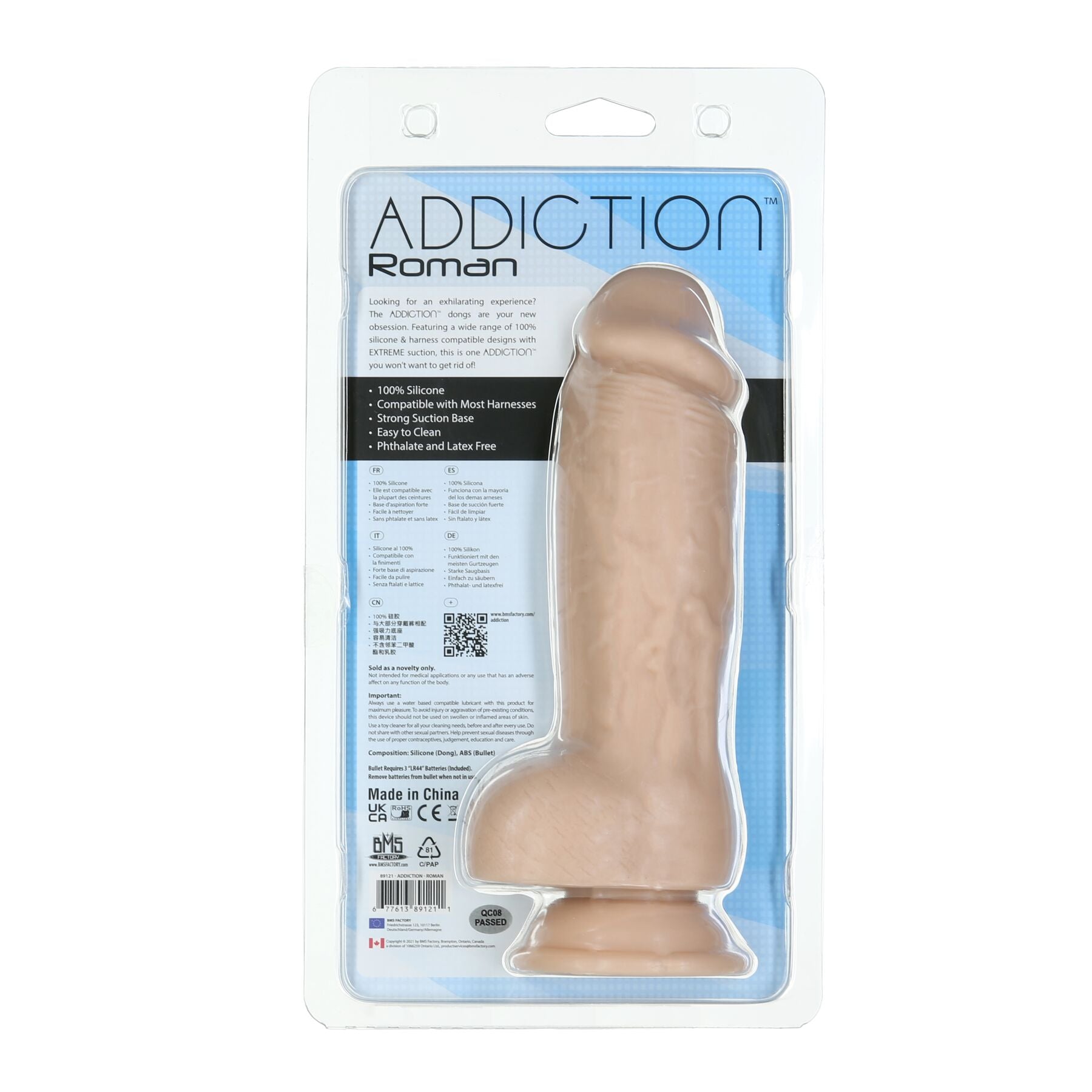 Thumb image for product index 5: Реалістичний фалоімітатор ADDICTION Roman Girthy Dong