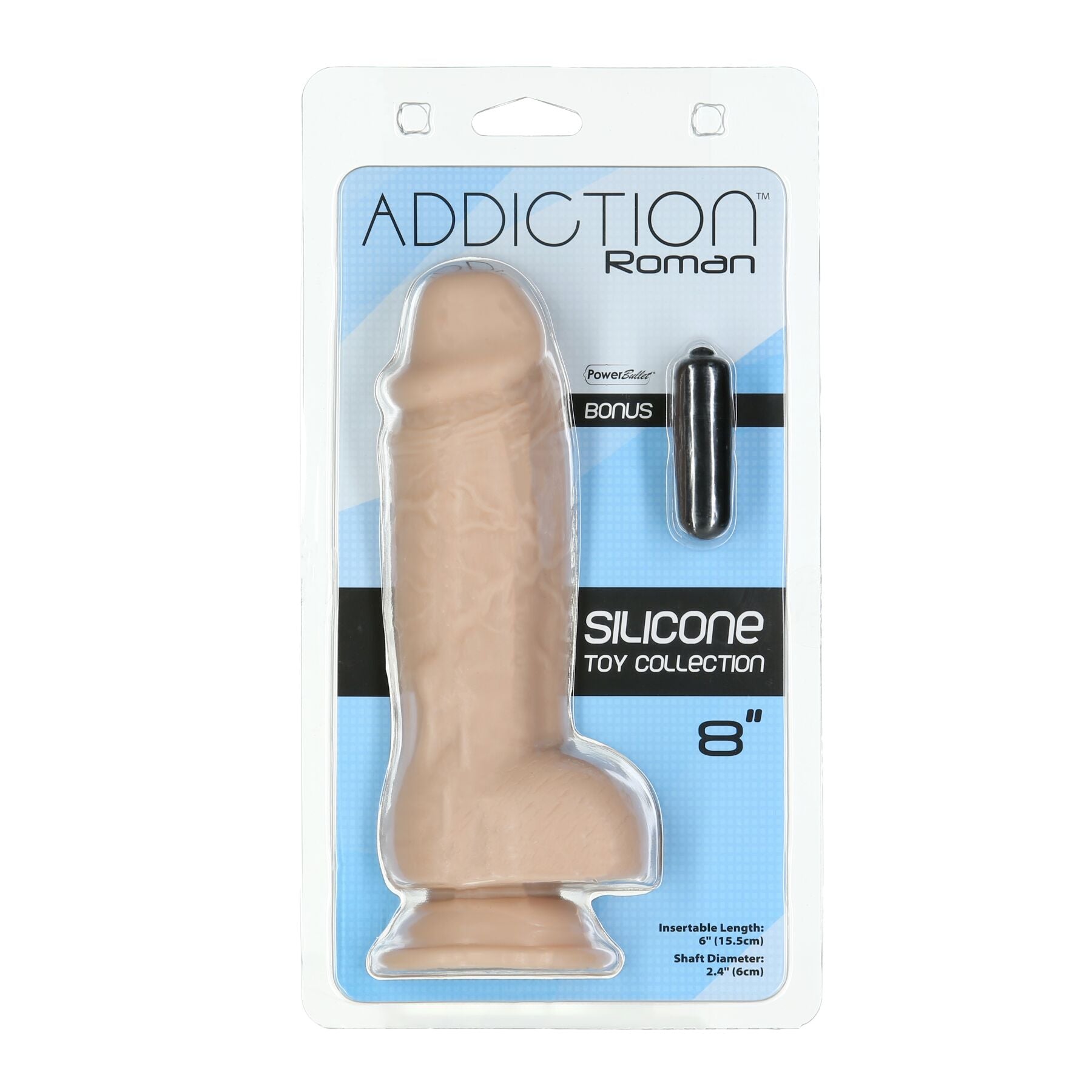 Thumb image for product index 4: Реалістичний фалоімітатор ADDICTION Roman Girthy Dong