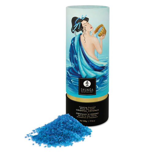 Пінлива сіль для ванни Shunga Dead Sea salt Oriental Crystals — Ocean Temptations_