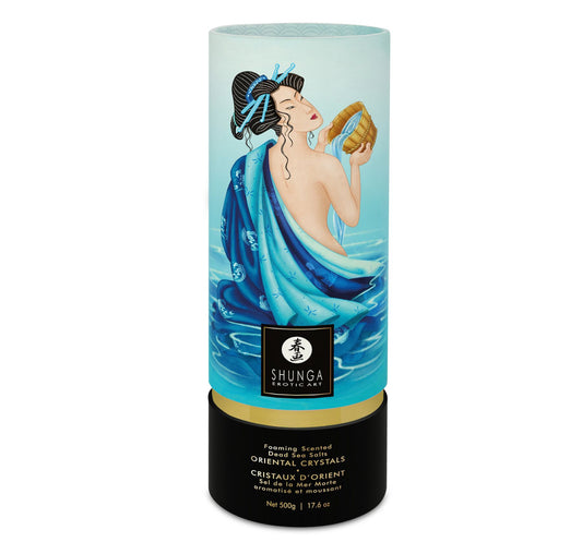 Пінлива сіль для ванни Shunga Dead Sea salt Oriental Crystals — Ocean Temptations