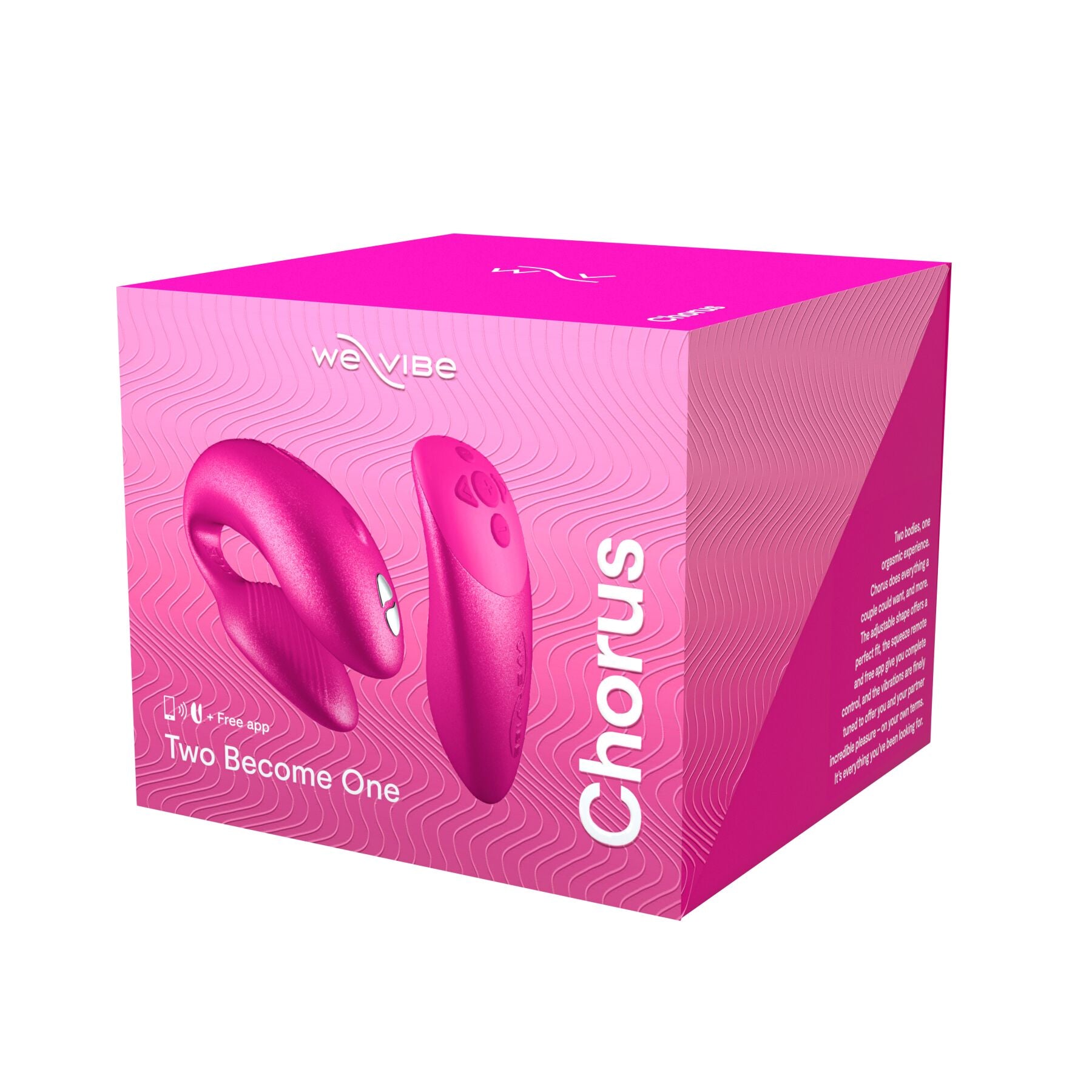 Thumb image for product index 33: Смарт-вібратор для пар We-Vibe Chorus, сенсорне керування вібраціями стисненням пульта