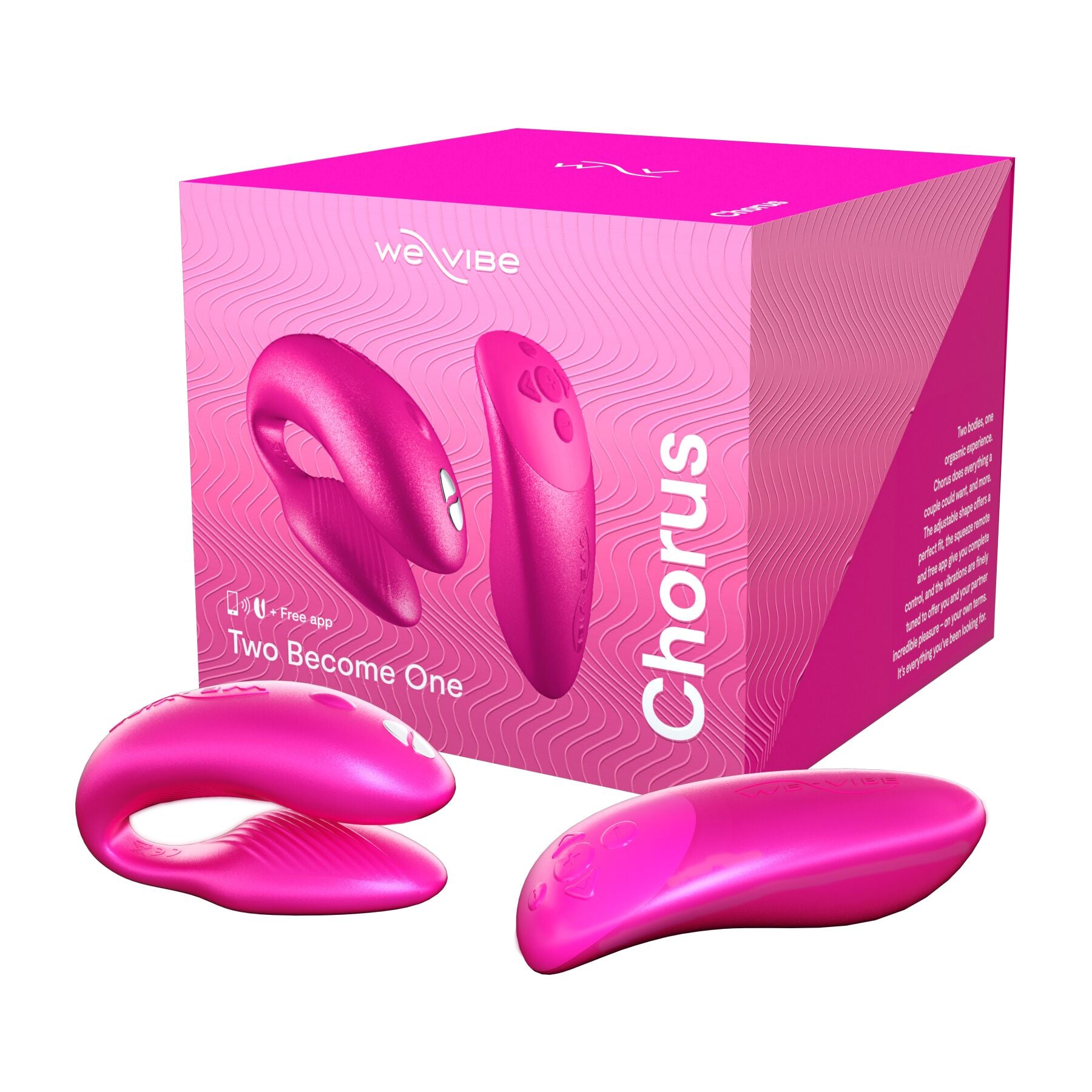 Thumb image for product index 31: Смарт-вібратор для пар We-Vibe Chorus, сенсорне керування вібраціями стисненням пульта