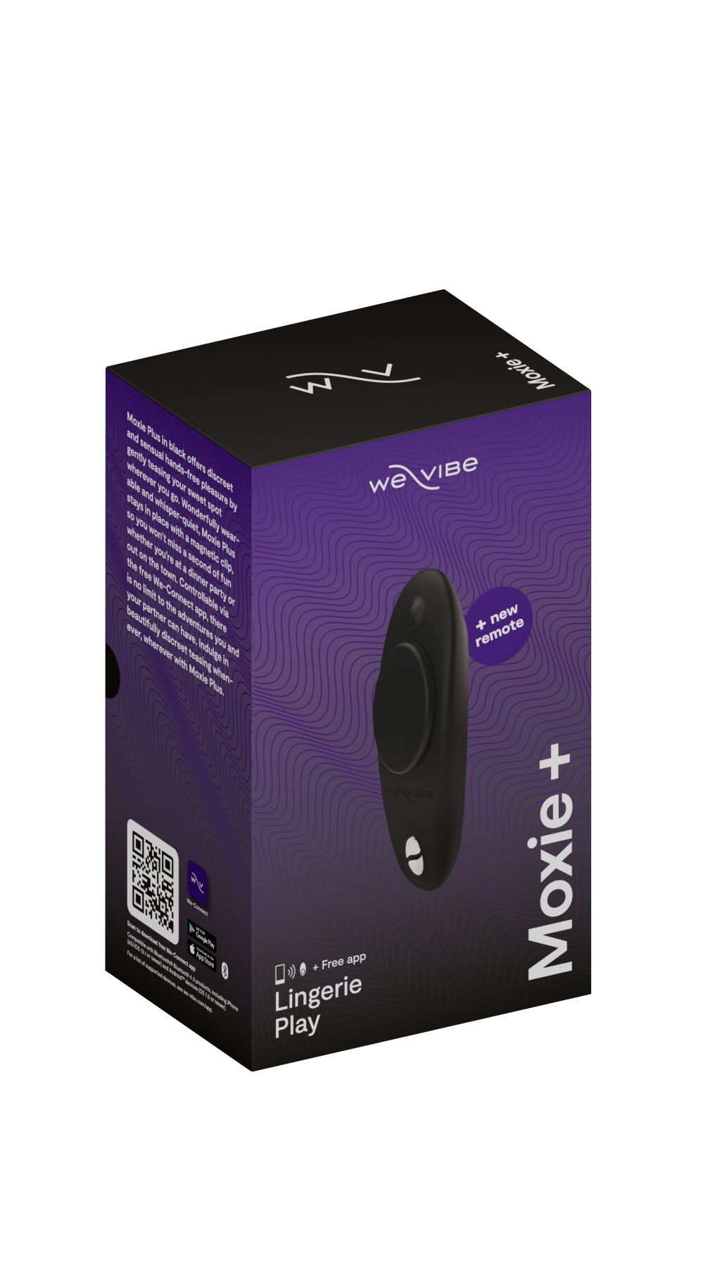 Thumb image for product index 3: Смарт-вибратор в трусики We-Vibe Moxie+ Satin Black (ВИ ВАЙБ МОКСИ ПЛЮС ЧОРНИЙ)