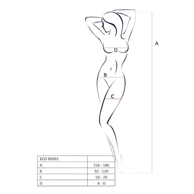 Main image for product index 5: Бодістокінг, комбінезон Passion ECO BS005
