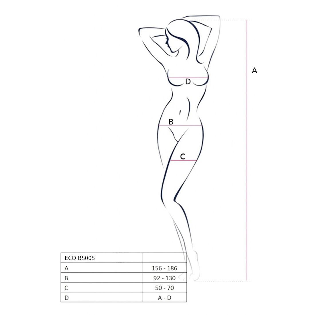 Thumb image for product index 10: Бодістокінг, комбінезон Passion ECO BS005